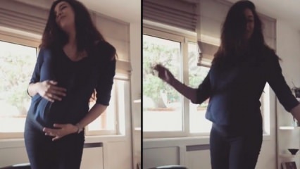 Azra Akın, enceinte de 7 mois, a dansé comme ça