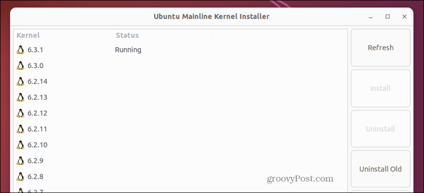 application principale Ubuntu