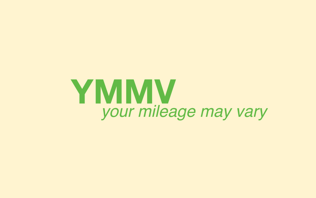 Que signifie « YMMV » et comment l'utiliser ?