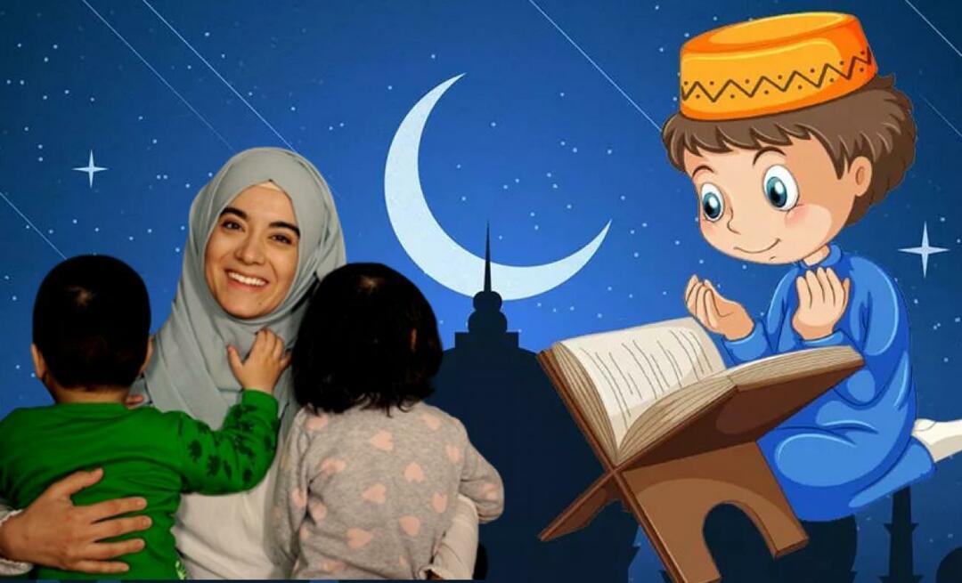 Comment transmettre l'amour du Ramadan aux enfants? 3 conseils pour transmettre l'amour du Ramadan aux enfants...