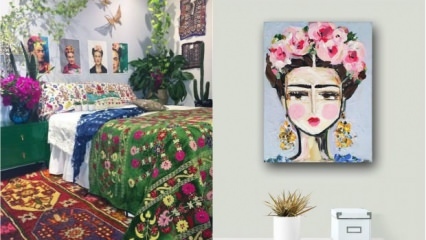 Suggestions décoratives selon le style de "Frida Kahlo"