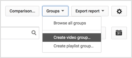 YouTube créer un groupe de vidéos