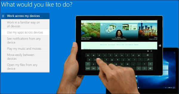 Comment faire une démonstration de Windows 10 dans un navigateur sans l'installer
