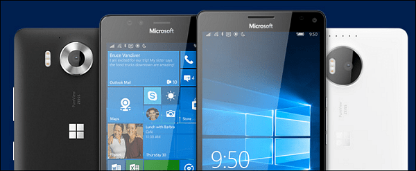 Microsoft lance également une page d'historique de mise à jour de Windows 10 Mobile