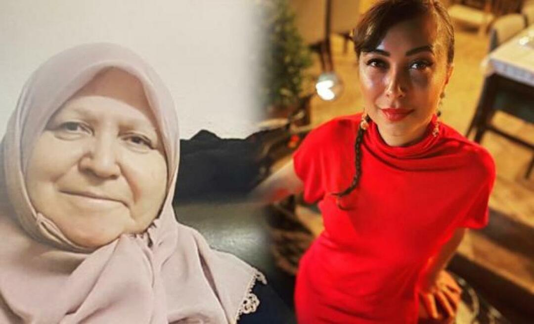 La mère de l'actrice Canan Hoşgör est décédée !