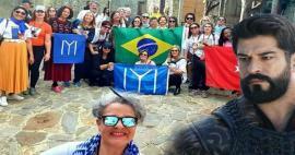 Les fans brésiliens ont afflué sur le plateau d'Establishment Osman! Ils admiraient la culture turque
