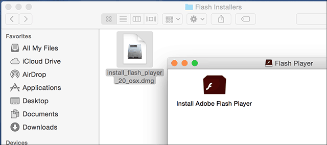 Installez Flash 1