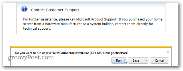 Comment ajouter un PC client Windows 7 à Windows Home Server [version 1]