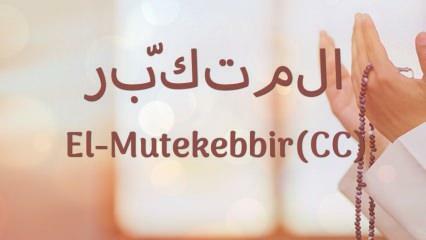 Que signifie al-Mutakabbir? Al Mutakabbir