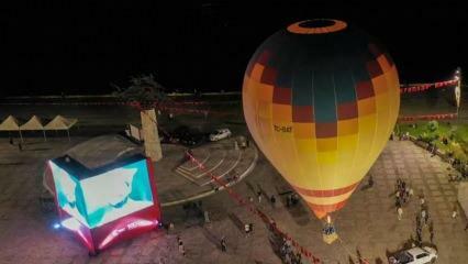 Le festival de la route culturelle d'Éphèse continue: des ballons apportés de Nevşehir
