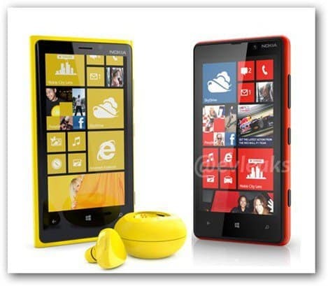 evleaks Lumia 820 Lumia 920 avant