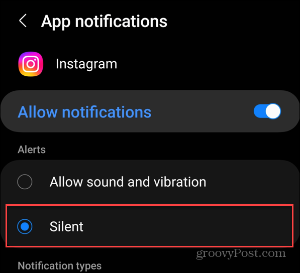 Arrêter les notifications Android 