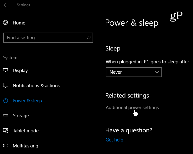 Comment personnaliser ce que fait le bouton d'alimentation dans Windows 10