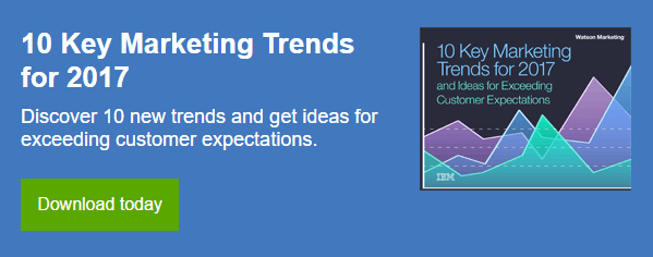 10 tendances marketing clés pour 2017 et idées pour dépasser les attentes des clients