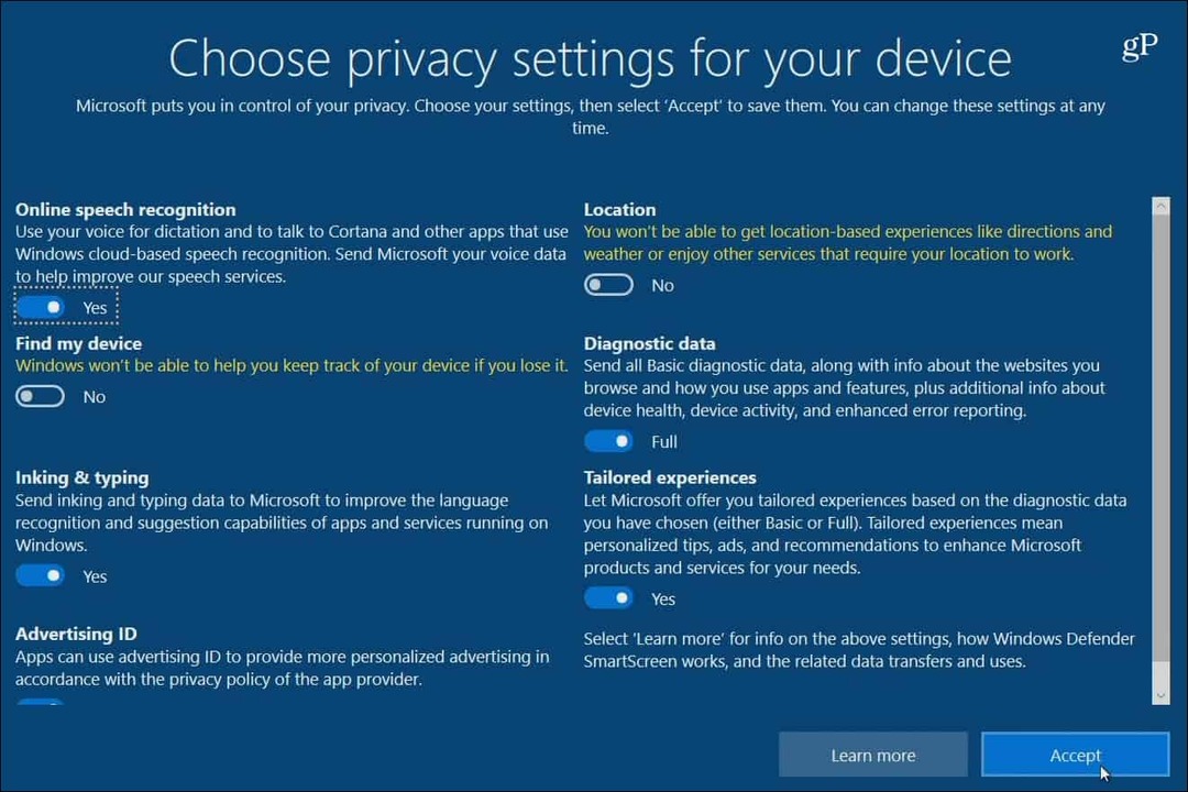 Utilisez Microsoft Privacy Dashboard pour supprimer et télécharger l'historique des activités