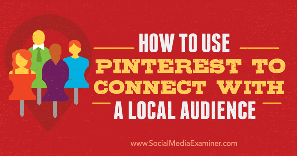 ciblage d'audience locale pinterest
