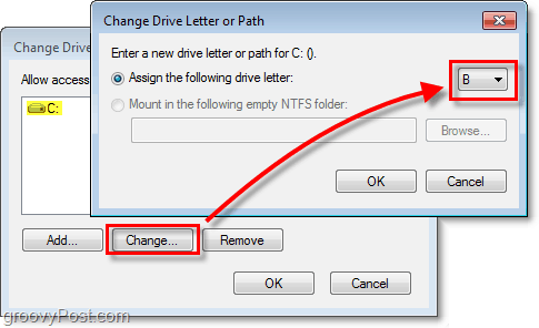 attribuer une nouvelle lettre de lecteur à votre disque dur Windows 7