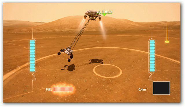 Atterrissage Kinect Mars Rover