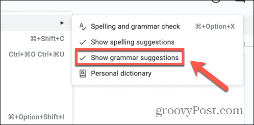 La désactivation de l'affichage des suggestions orthographiques est une cause fréquente du dysfonctionnement de la vérification orthographique de Google Docs.