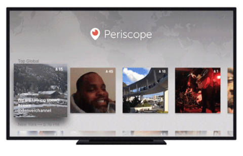 périscope sur Apple TV