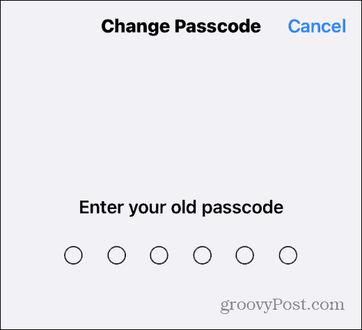 Changer le mot de passe sur iPhone