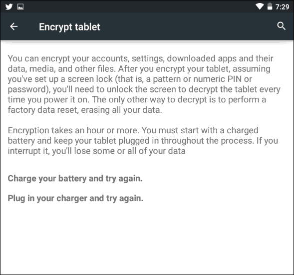 Comment crypter votre tablette ou smartphone Android 5.0