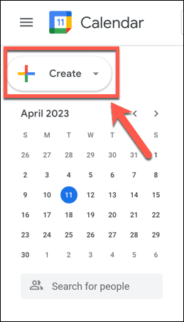 créer un calendrier google
