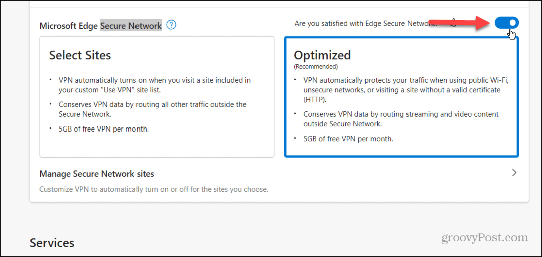 Comment activer et utiliser le VPN Microsoft Edge