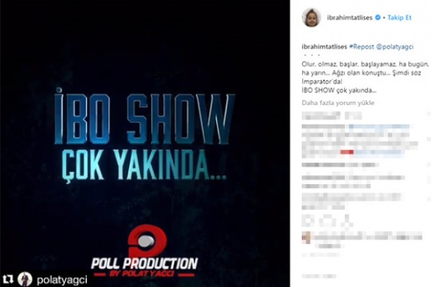 İbrahim Tatlıses revient aux écrans avec "İbo Show"!