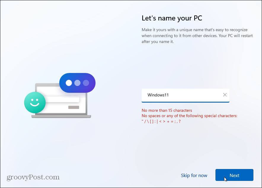 Nom PC Windows 11