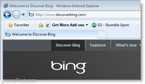 Internet Explorer 8 - tout est propre! plus de sites suggérés