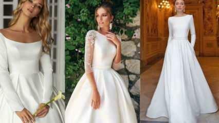 Quelles sont les robes de mariée unies les plus tendances pour 2021? Les plus belles robes de mariée simples