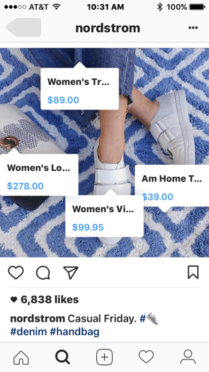 Les balises de produits achetables permettront aux utilisateurs d'Instagram d'acheter vos produits facilement.