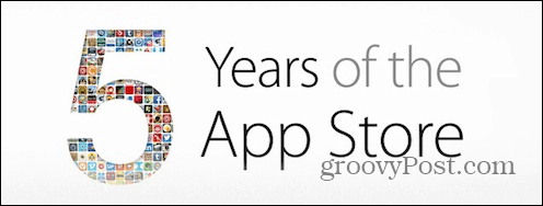 Cinq ans d'App Store