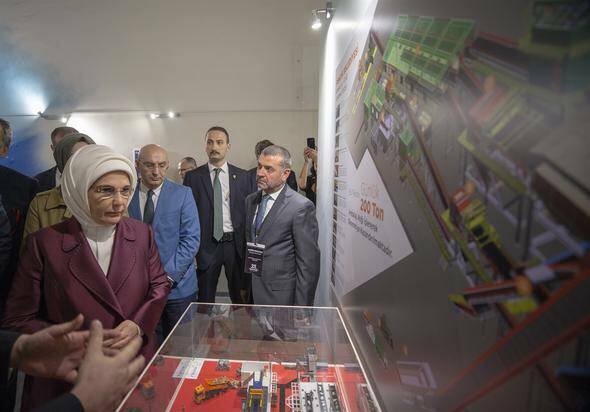 La Première Dame Erdoğan à l'ouverture du projet de transformation à Kentpark!