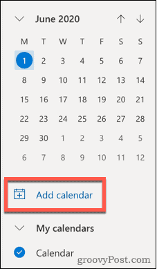 Ajouter une icône de calendrier dans Outlook