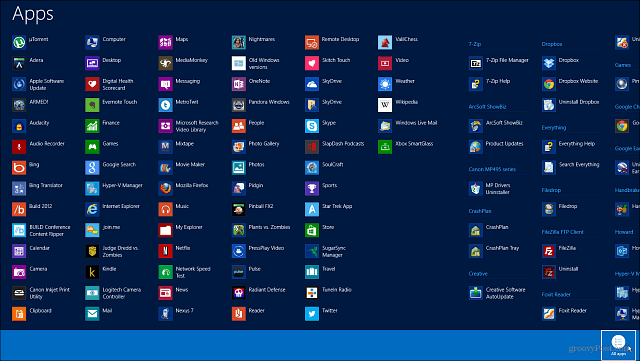 Comment afficher et gérer tous les programmes et applications Windows 8