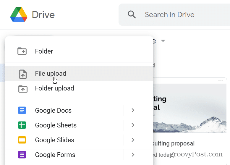 Téléchargement de fichier Google Drive