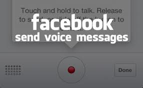 message vocal facebook