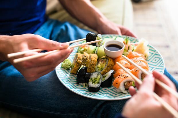 ingrédients dans les sushis