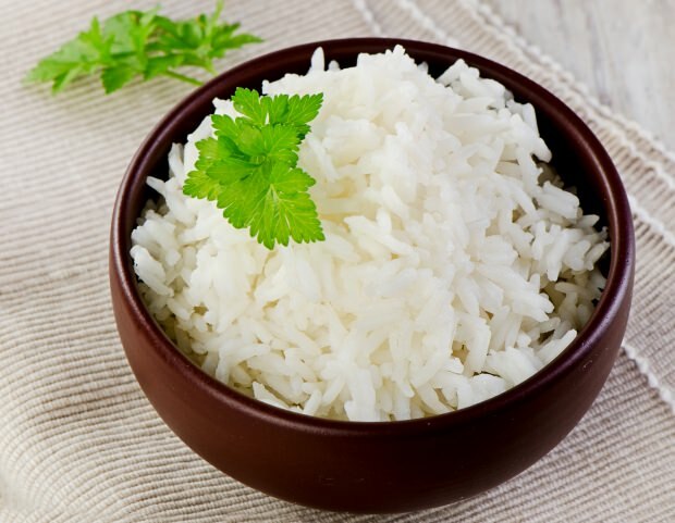 minceur en avalant du riz