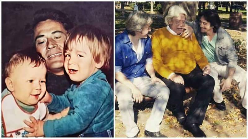 Cüneyt Arkın a partagé ses photos prises il y a 40 ans avec ses enfants