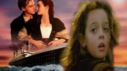 Voyez comment la petite fille du Titanic est!