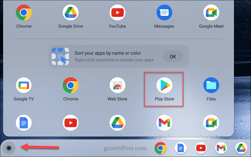 Google Play ne fonctionne pas sur Chromebook