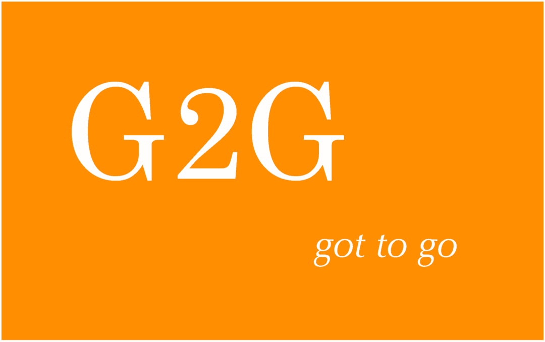 Que signifie G2G et comment l'utilisez-vous ?
