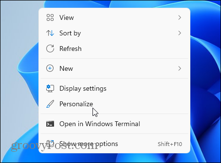 Personnaliser Windows 11