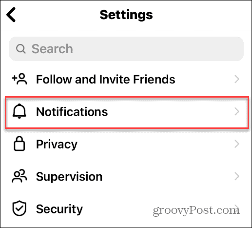 notifications instagram