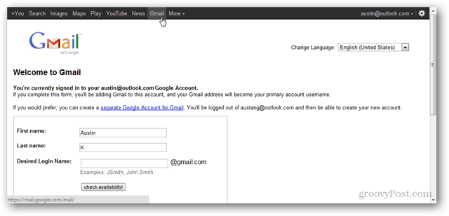 Comment créer un compte Google sans utiliser Gmail