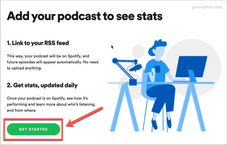 commencer à créer un podcast dans spotify