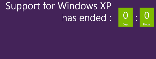 Prise en charge de Microsoft Ends XP